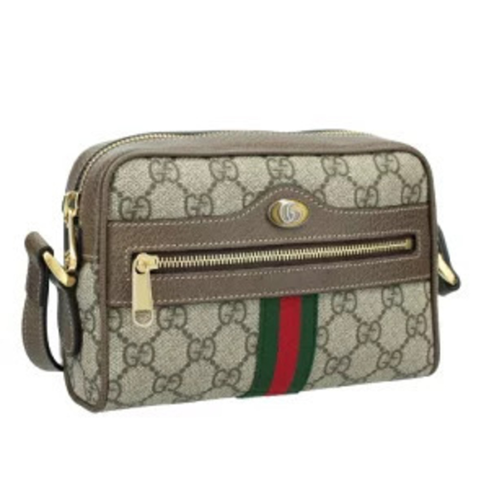 Gucci Supreme GG shoulder ebony bag beige Tan